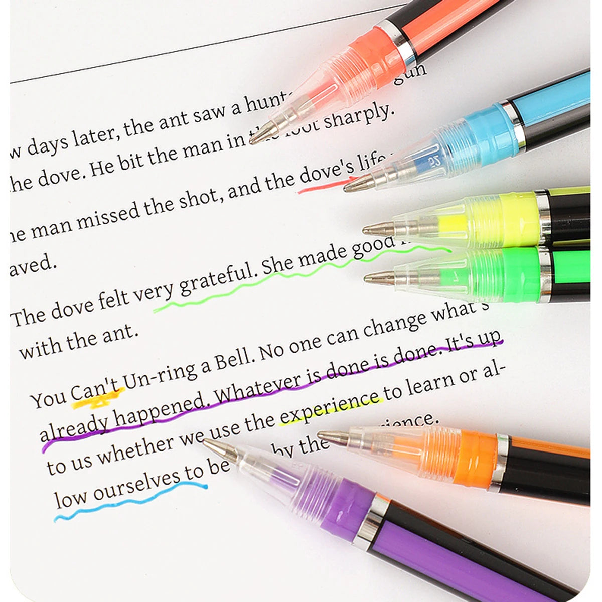 12-60Pcs Metallic Glitter Colors Gel Pens & Pen Refills For School Office Adult Coloring Book Journals Drawing Art Markers