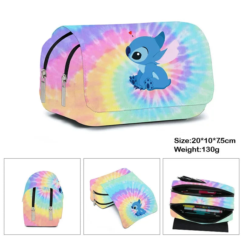 Stitch Anime Backpack Kawaii Cartoon School Bag for Primary Students