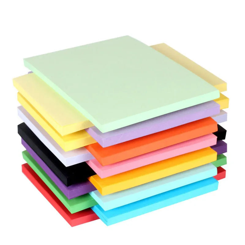 A4 Tracing Copy Paper 10 Colors 50 Sheets 80gsm for DIY Crafts & Scrapbooking