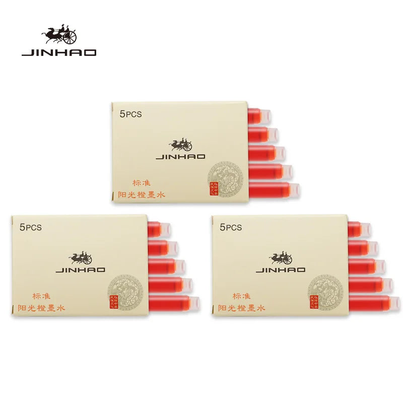 5/10/15 Pcs Jinhao Fountain Pen ink Cartridge Refill Fountain Pen Ink Fountain Pen Chinese ink Office School Supplies Stationery