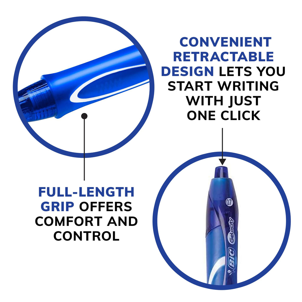 Gelocity Medium Point 0.7 Mm Gel Pen, Blue Ink, 2-Pack