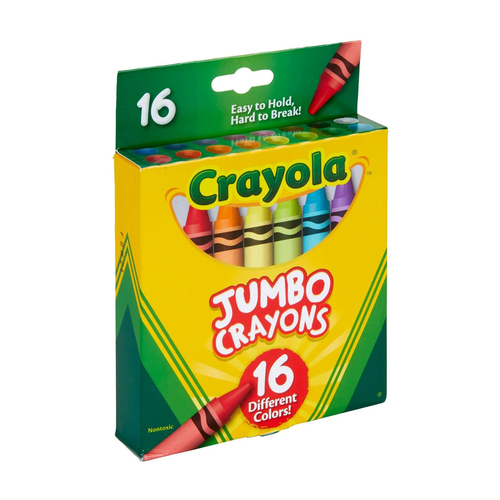 Jumbo Crayon Set, 16 Ct, Kindergarten School Supplies, Toddler Crayons, Gifts for Toddlers