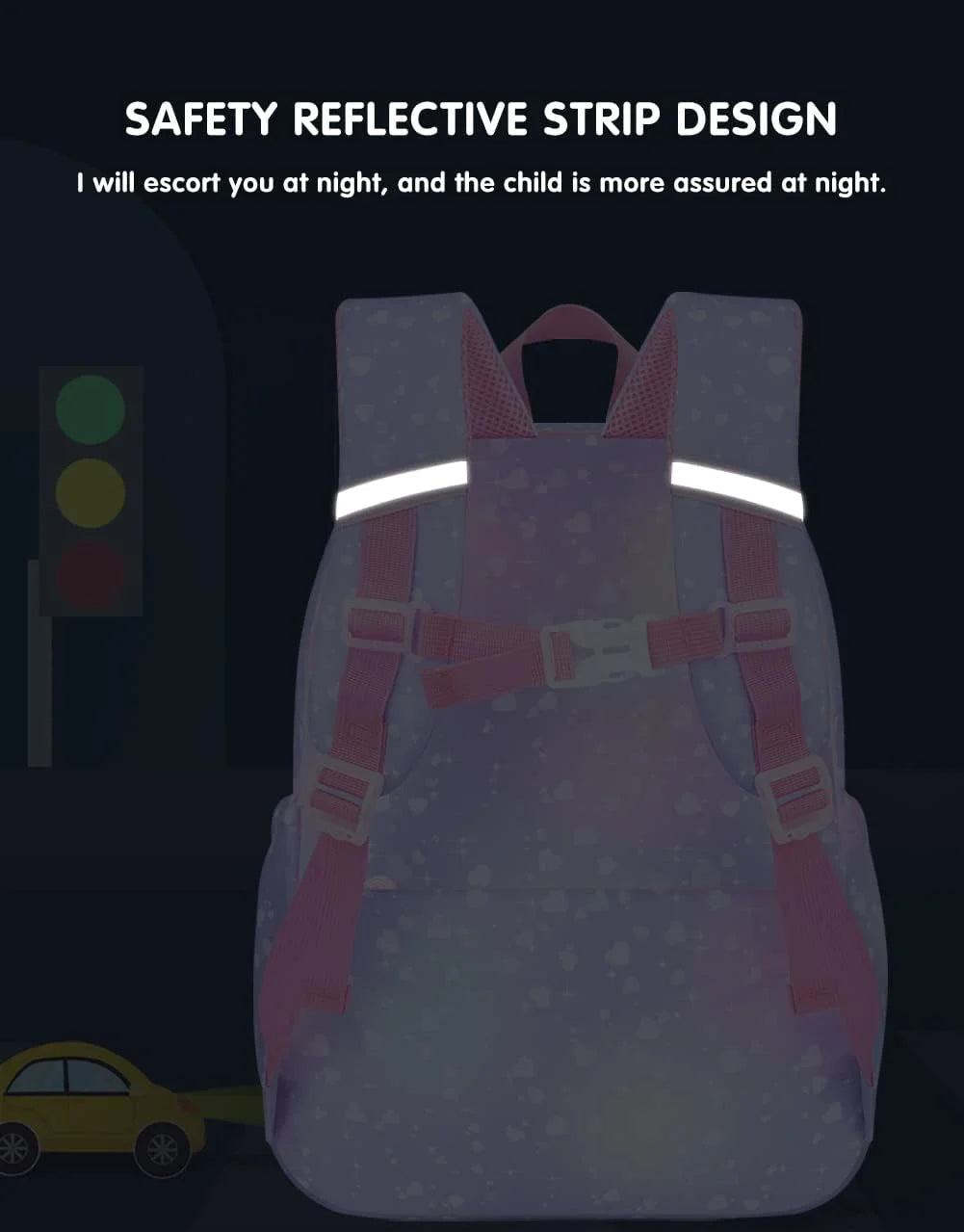 School Bag Backpacks for Girls,Shoulder Children School Bookbags for Kids,Primary School Season Gift,Purple