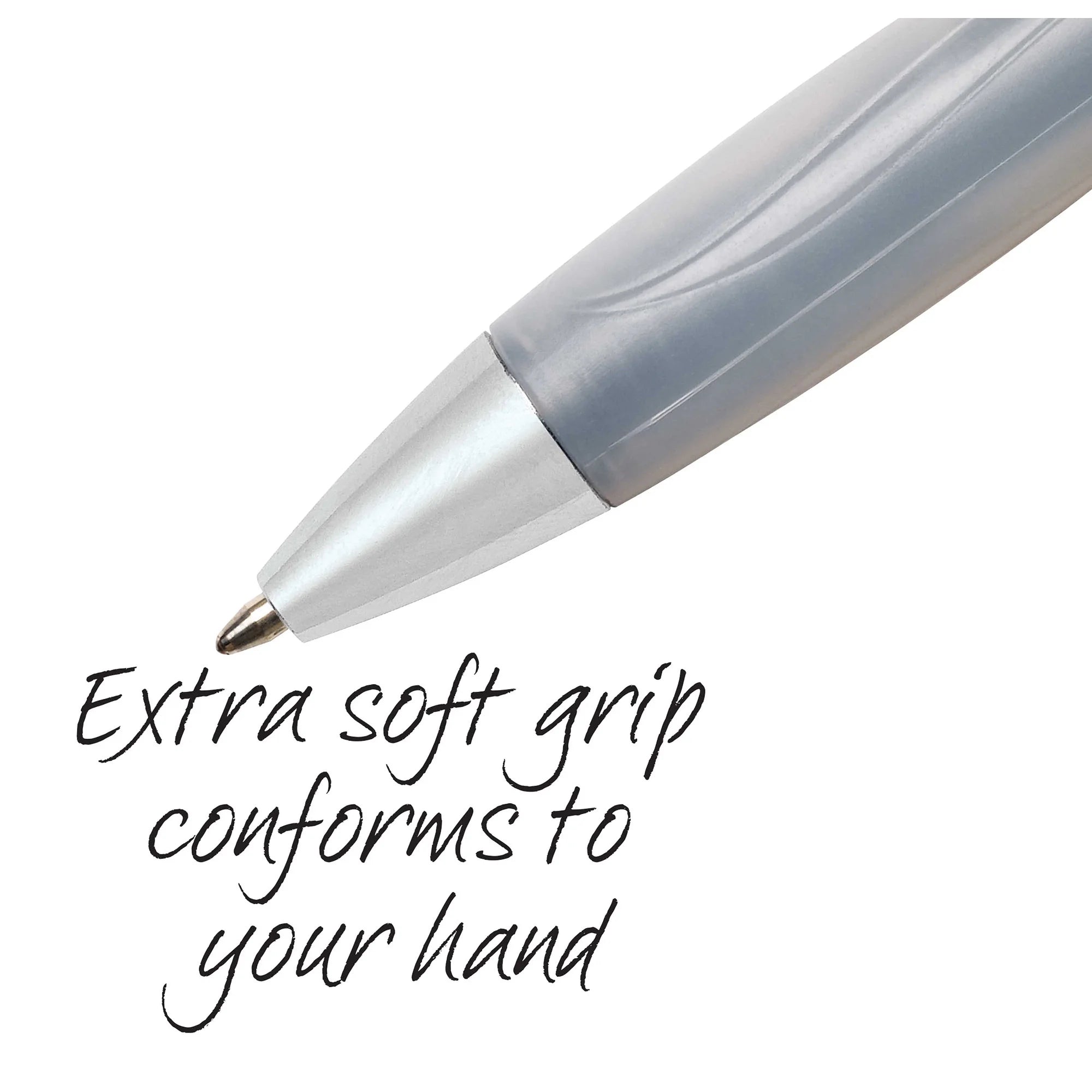 Glide Comfort Medium Point Black Retractable Ball Pen, 1.0Mm, 1 Count