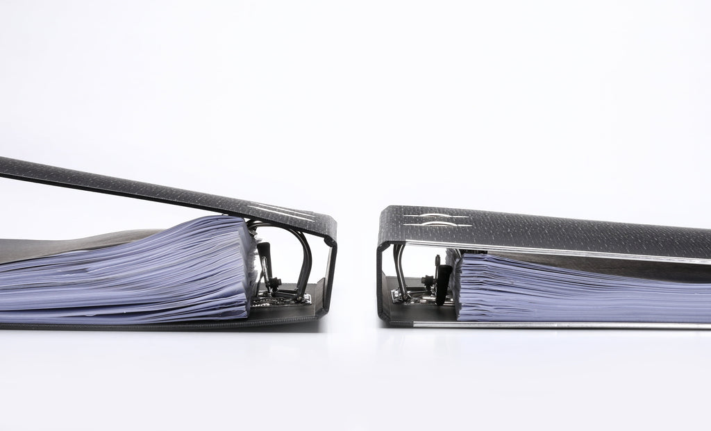 Flat Clinch Manual Stapler, Stands Vertically or Horizontally and Staples up to 40 Sheets