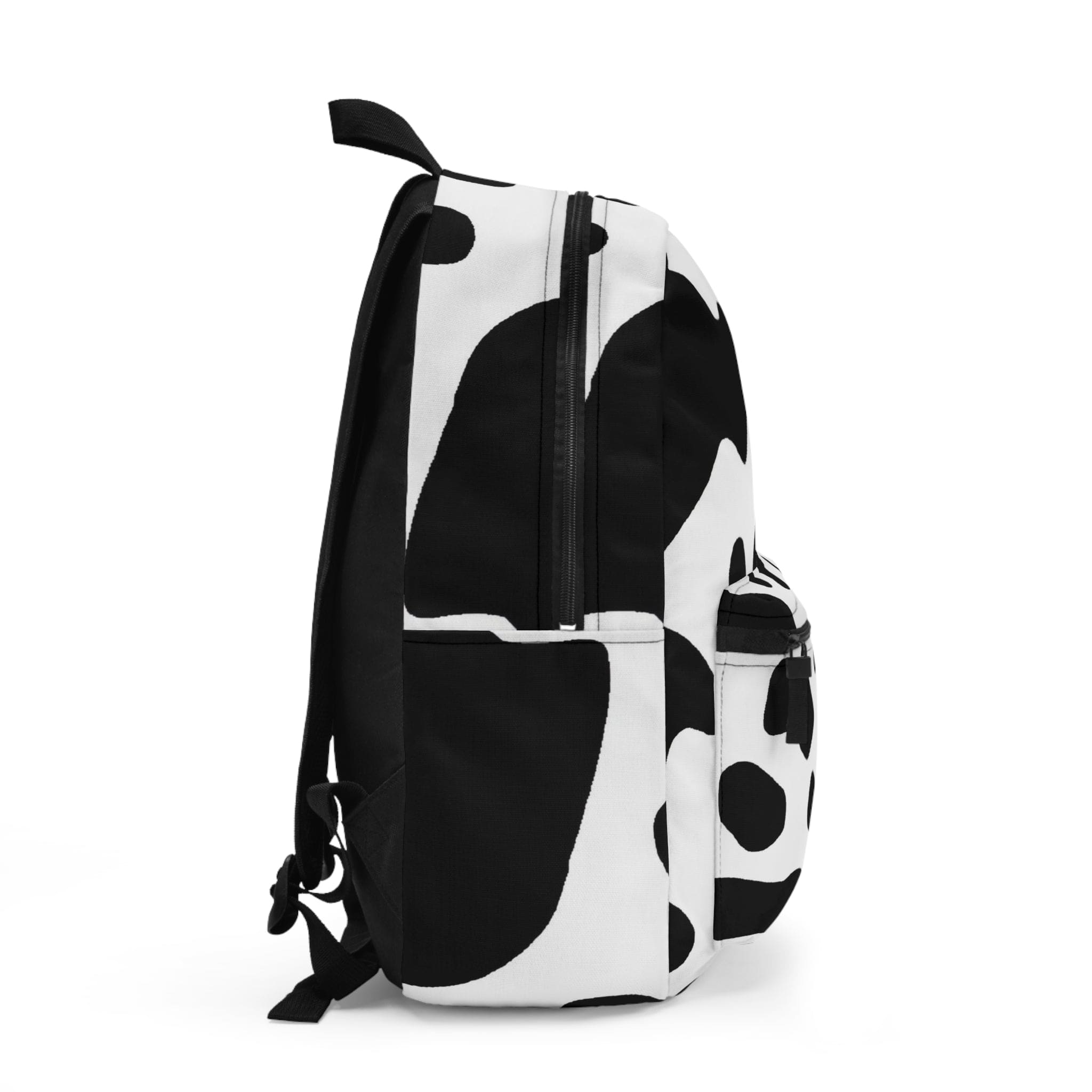 Backpack Work/school/leisure - Waterproof - Black and White Abstract