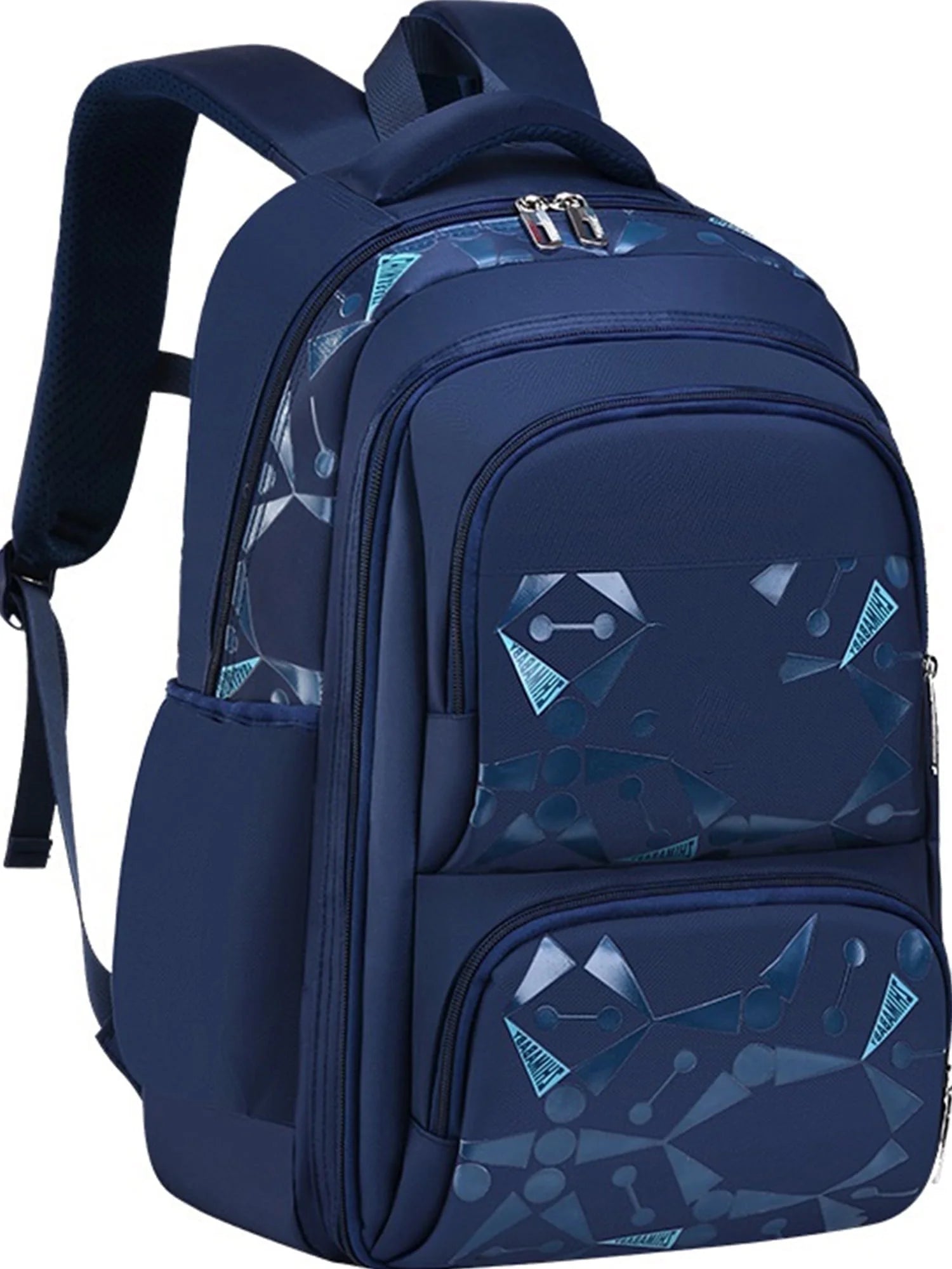 Boys School Backpacks for Kids, Fashion Bookbags for Teens, Lightweight Shoulder School Bags, Blue