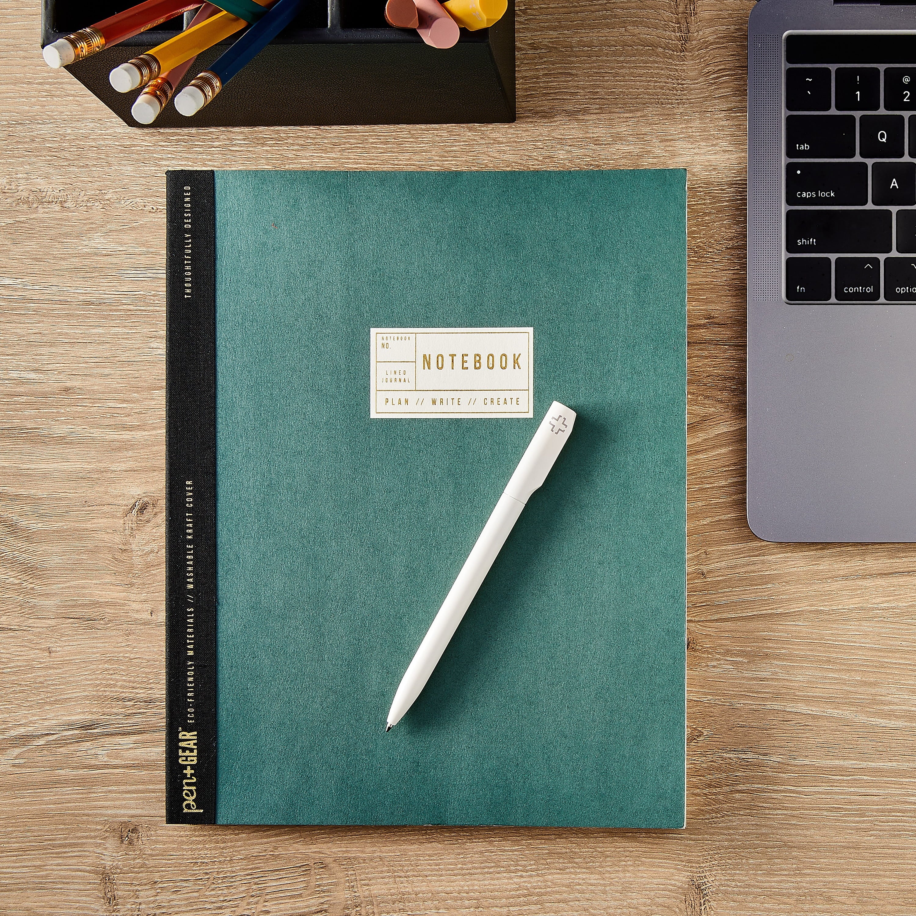 College Ruled Notebook, 8.03 X 10", 160 Pages, Green