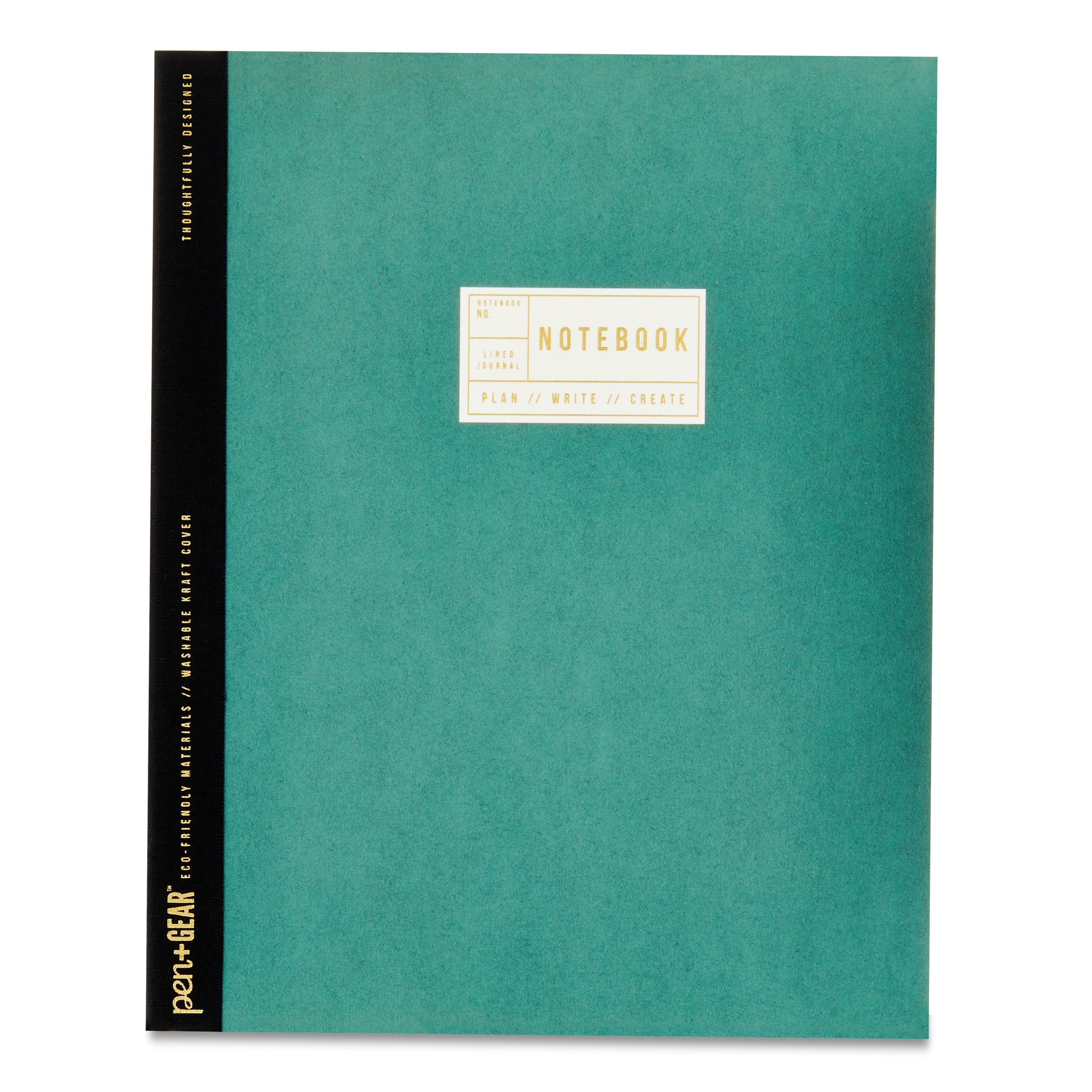 College Ruled Notebook, 8.03 X 10", 160 Pages, Green
