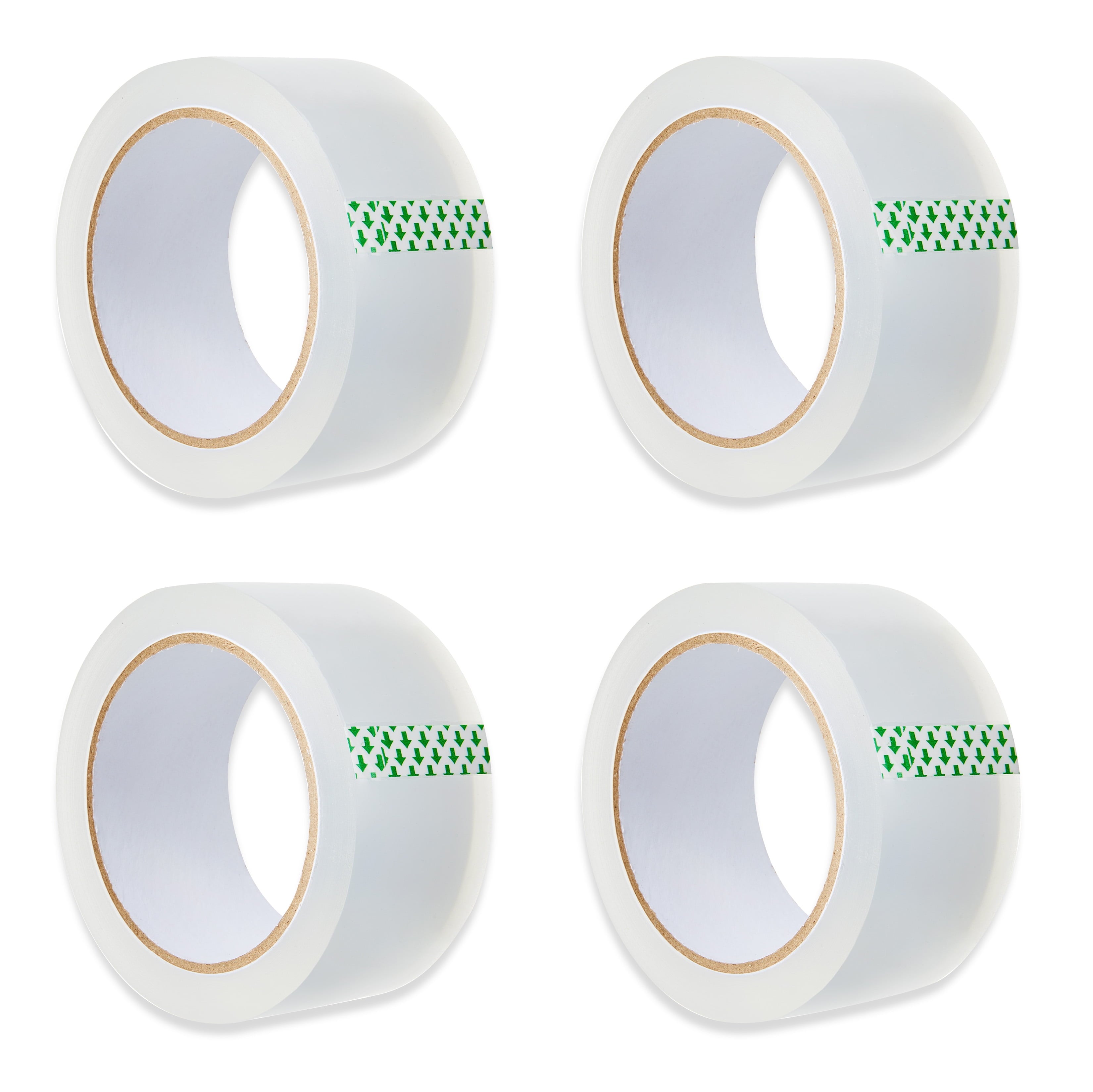 Packing Tape, Clear, 1.88 in X 55 Yds, 4 Rolls