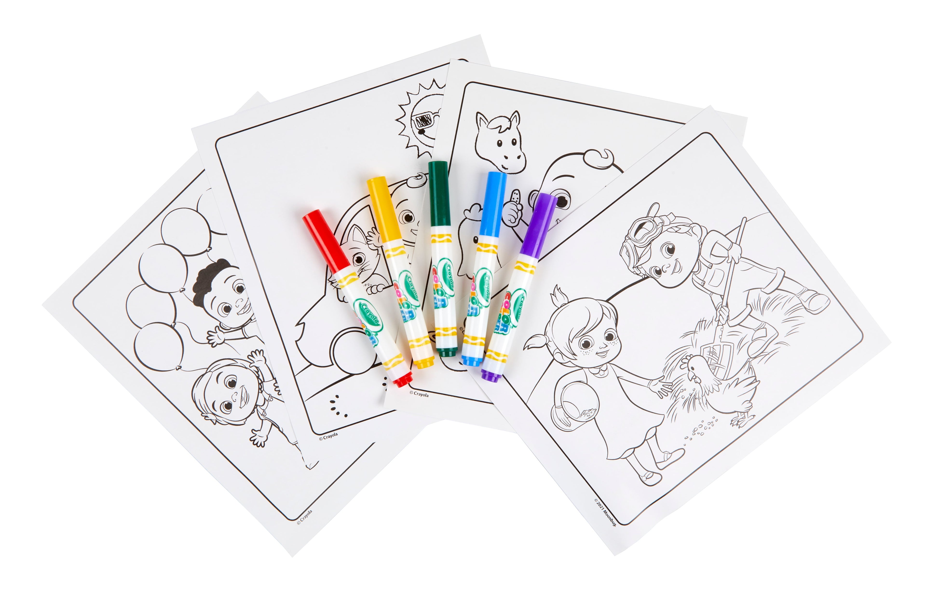 Color Wonder Mess Free Cocomelon Coloring Set, Gifts for Beginner Unisex Child