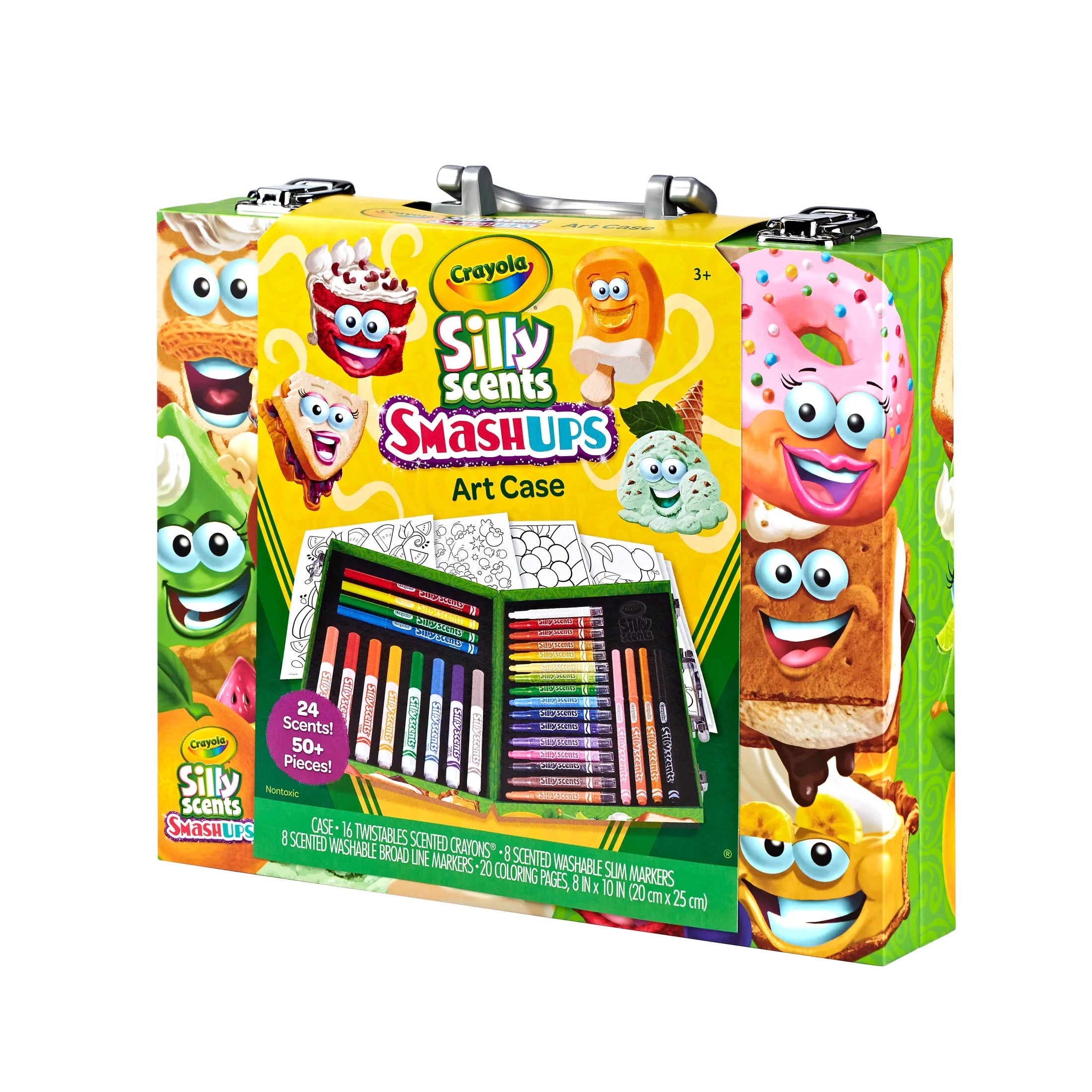 Silly Scents Mini Inspiration Art Case Coloring Set, Scented Markers, Arts and Crafts, Drawing Gift for Kids, Ages 4+