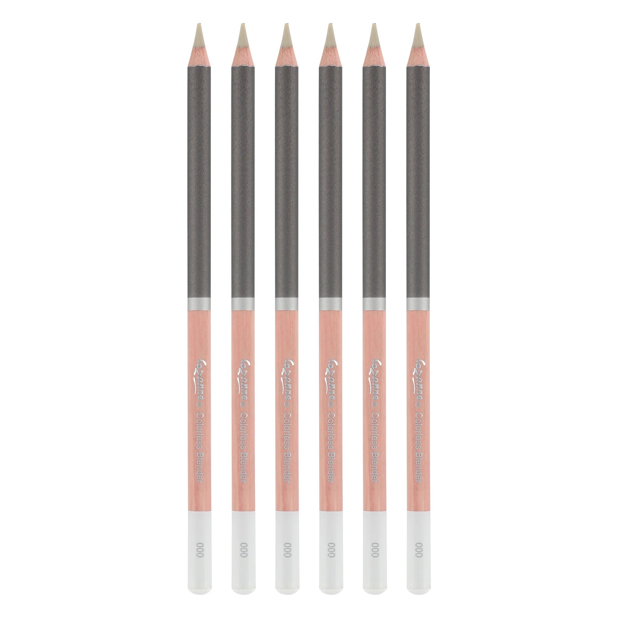 Premium Colorless Blender Pencil 6 Pack - Highly-Pigmented Drawing Pencils - Coloring Pencils for Drawing, Blending, Coloring, and More