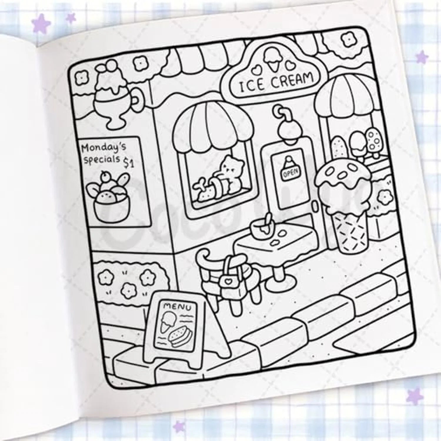 : Cozy Corner: Coloring Book for Adults and Kids, 96 Pages (Paperback)
