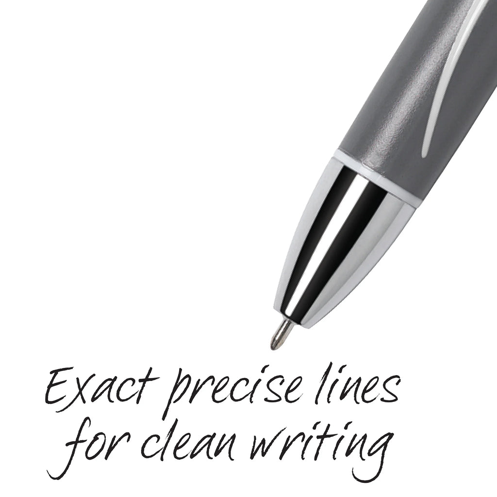 Glide Exact Retractable Ballpoint Pens, Fine Point, 0.7 Mm, Black Ink, 3 Count