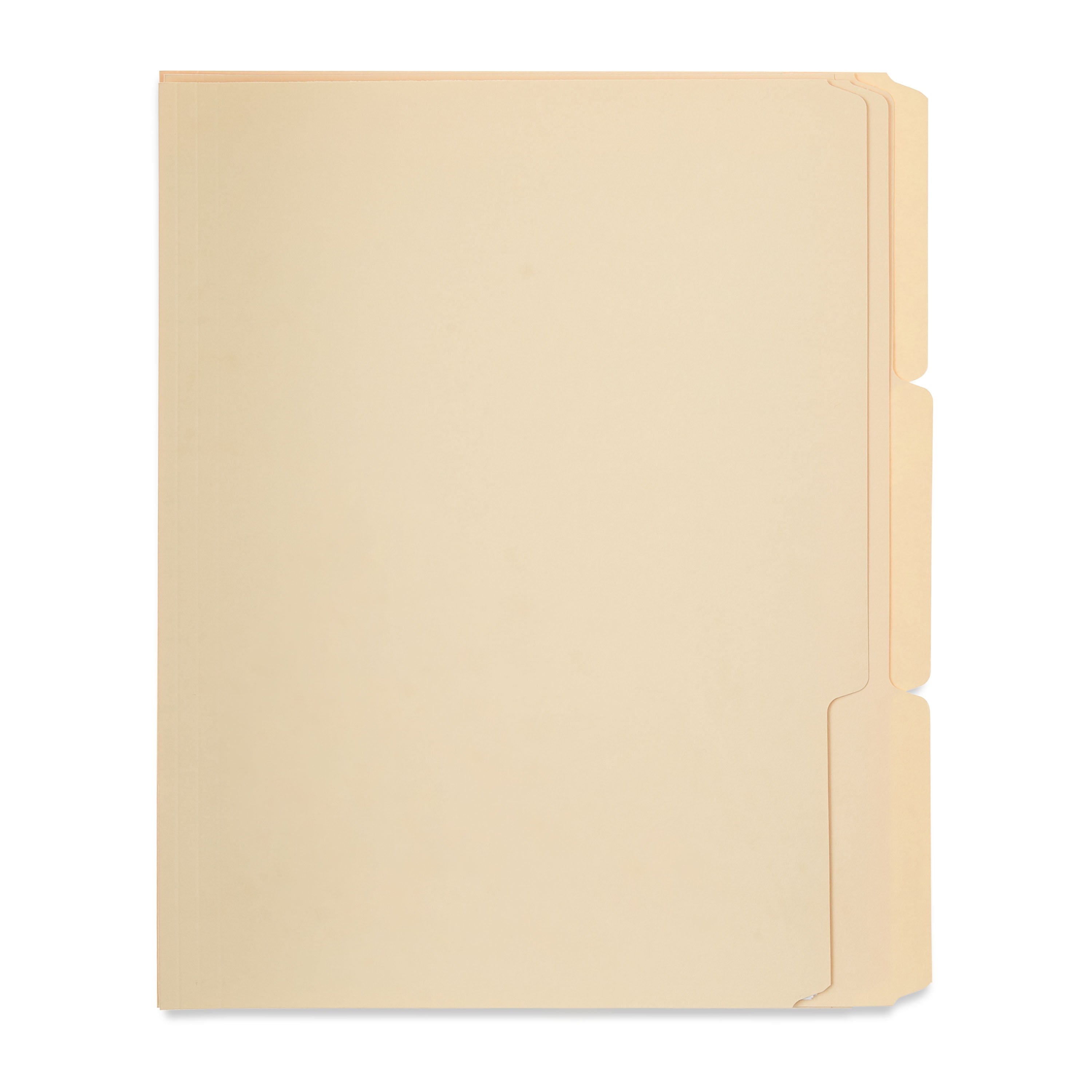 (4 Pack)  File Folders, Letter, Manila, 1/3 Cut, 150 Count