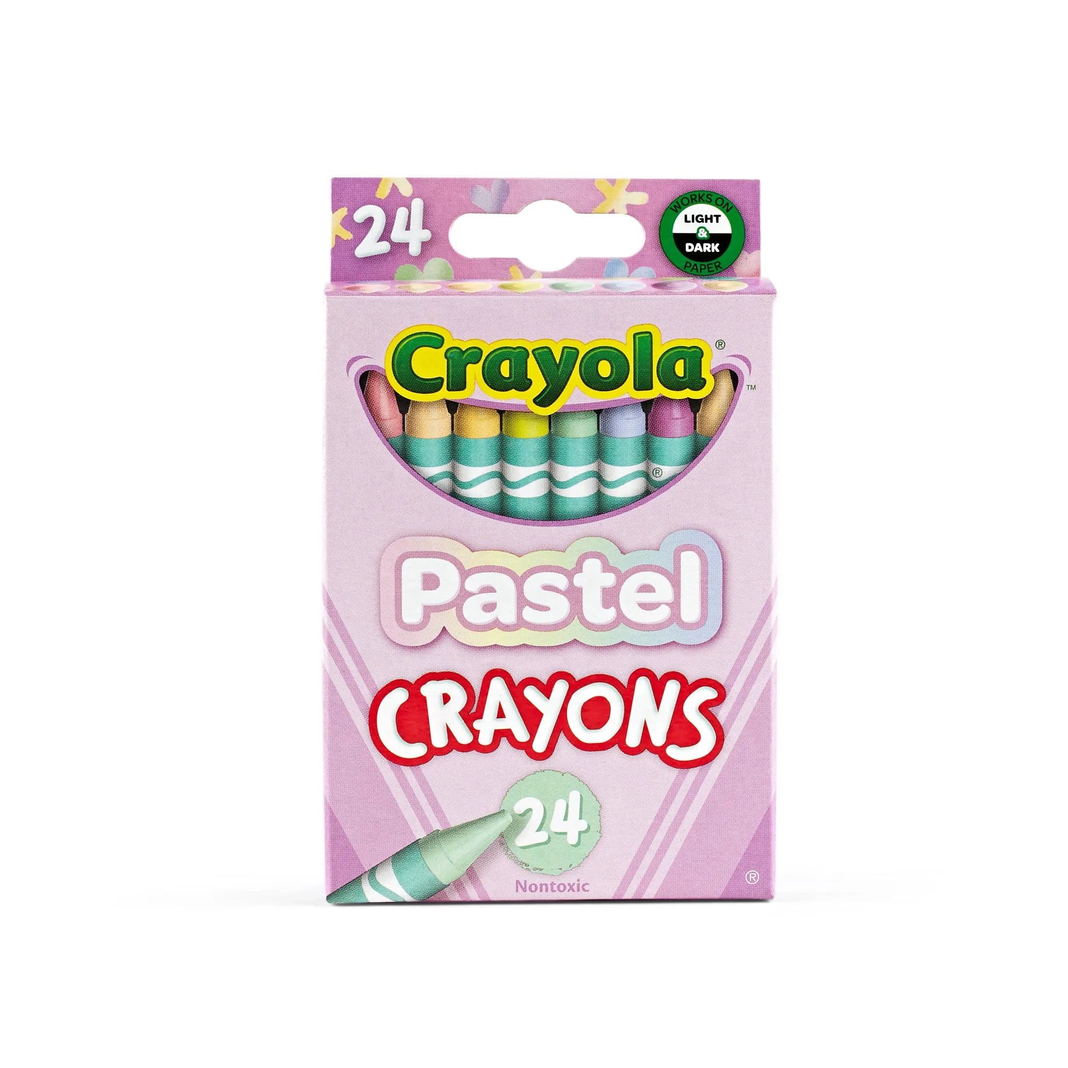 (3 Pack)  24 Ct Pastel Crayons, School Supplies, Art Supplies, Creative Gifts for Kids Ages 3+