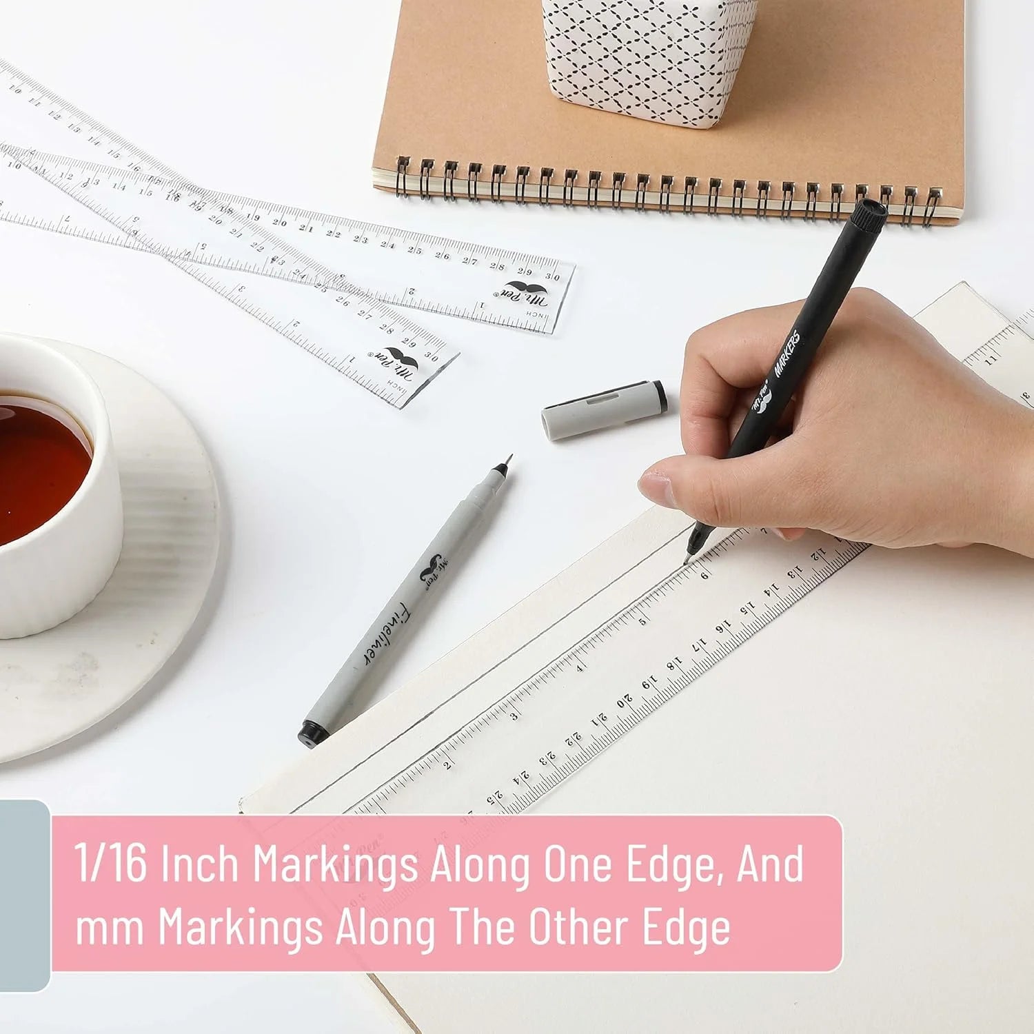 - Clear Ruler, 12-Inch, 24 Pcs, Metric & Imperial, Clear Plastic Ruler 12 Inch, 12 Inch Ruler, Clear Ruler 12 Inch