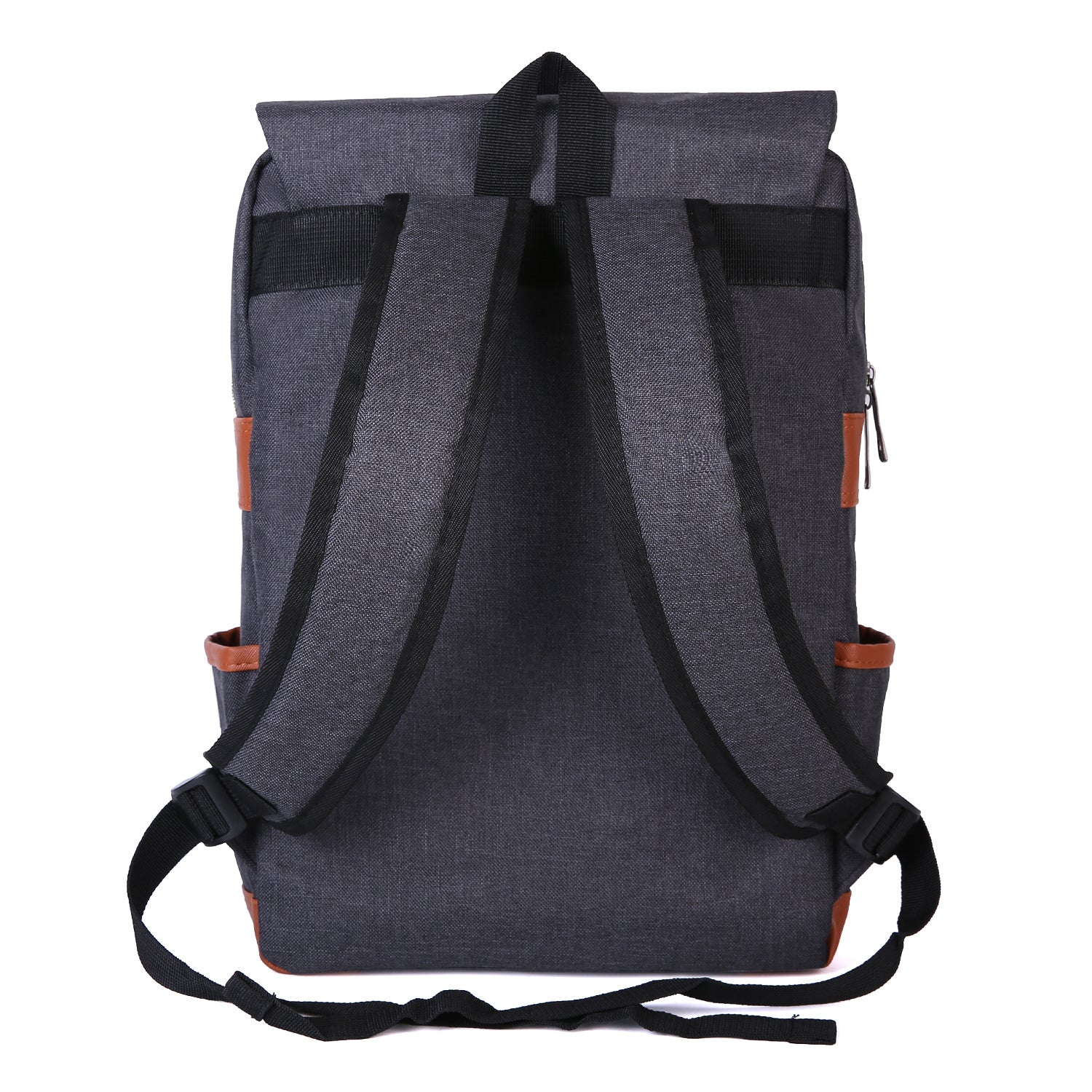 Slim Backpack ,College, School and Business Fits 15-inch Laptop-Black