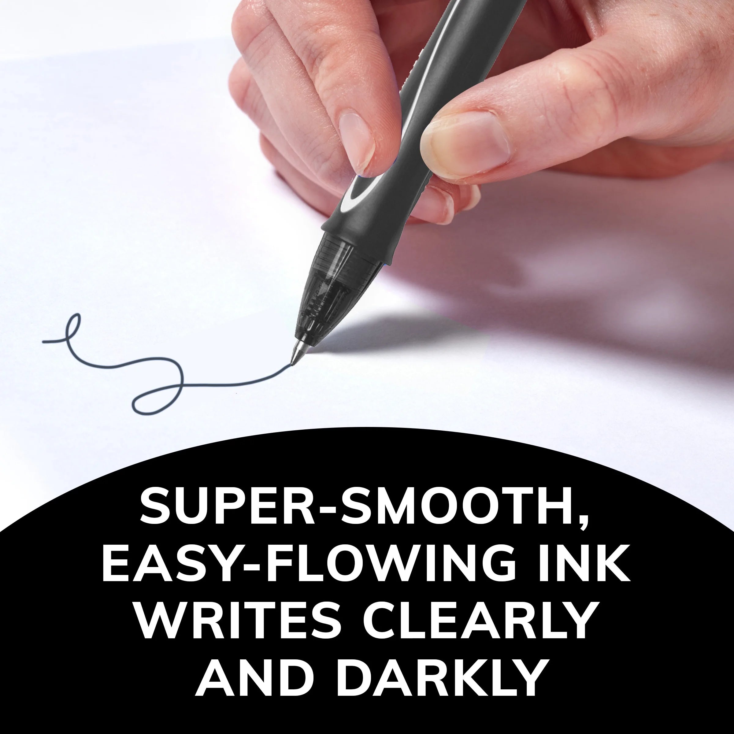 Gelocity Quick Dry Medium Point Gel Pen, 0.7 Mm, Black Ink, 8 Count