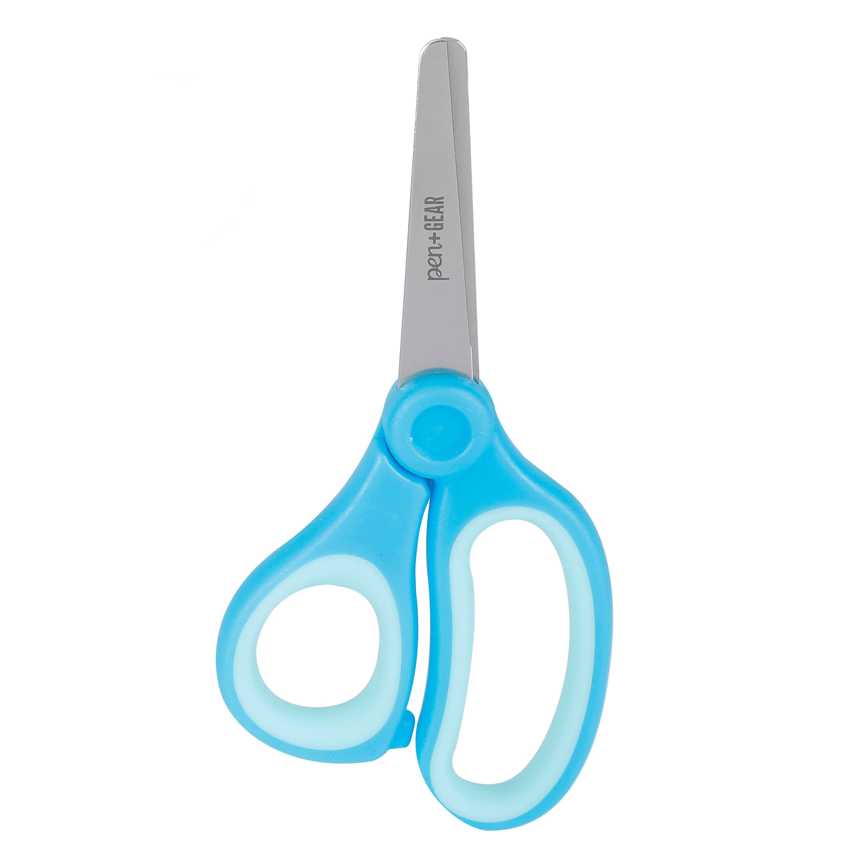 5-Inch Blunt-Tip Kids Scissors, Age 4-7, School Supplies, Multi-Purpose, Blue