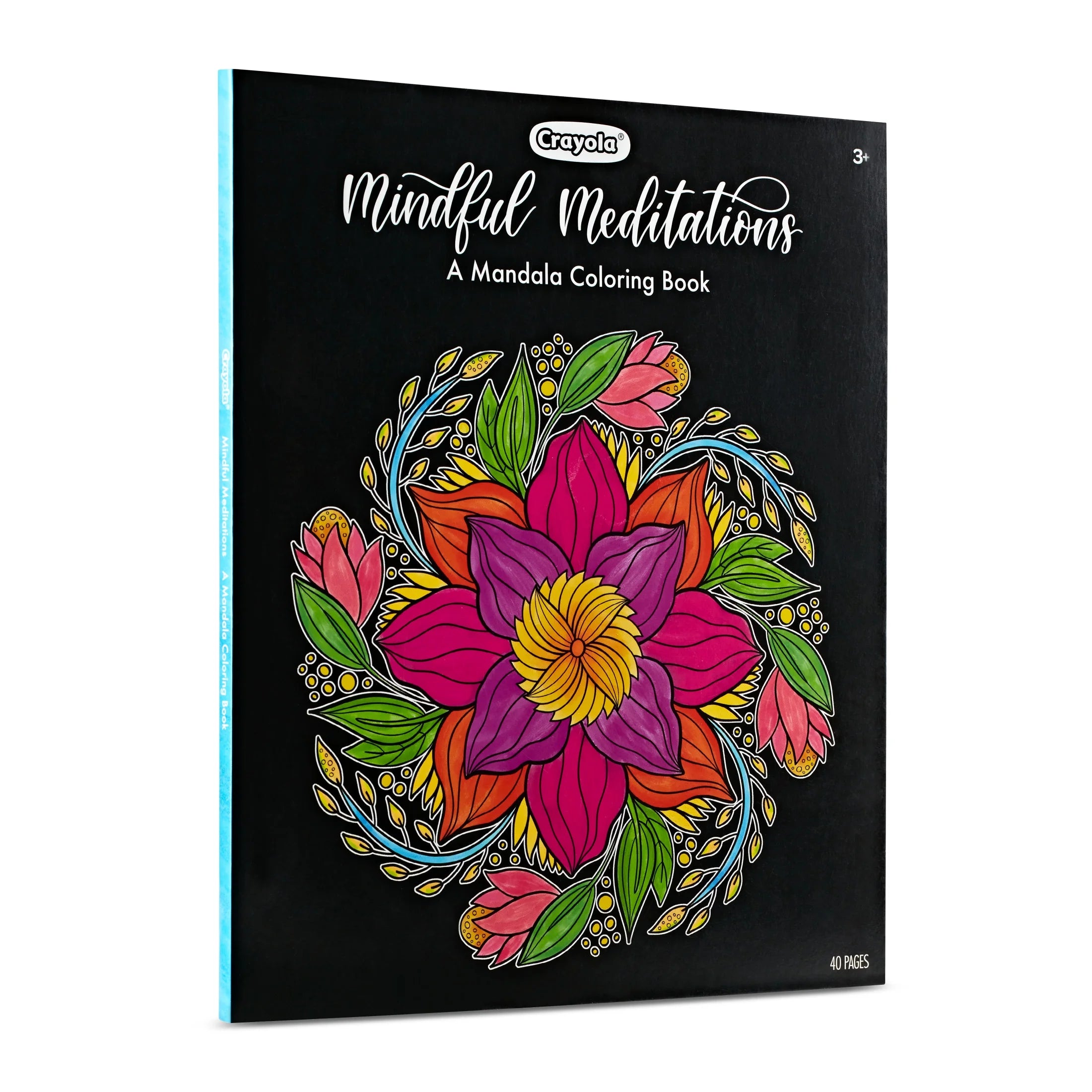 Mandala Coloring Book, 40 Pgs, Adult Coloring Book, Mindful Meditations, Mothers Day, Gifts for Teachers and Teens, Ages 8+