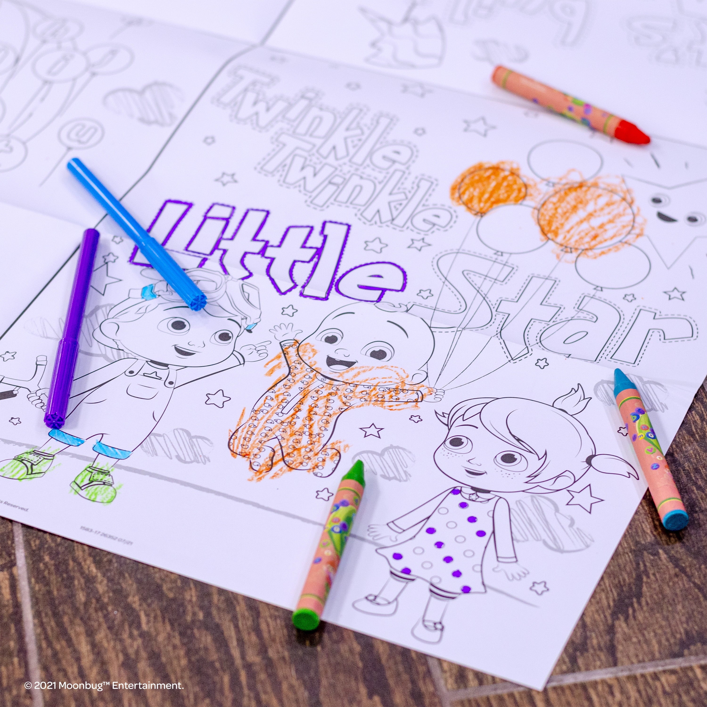 Color with Me Family Coloring Art & Craft Kit; Unisex Set for Children