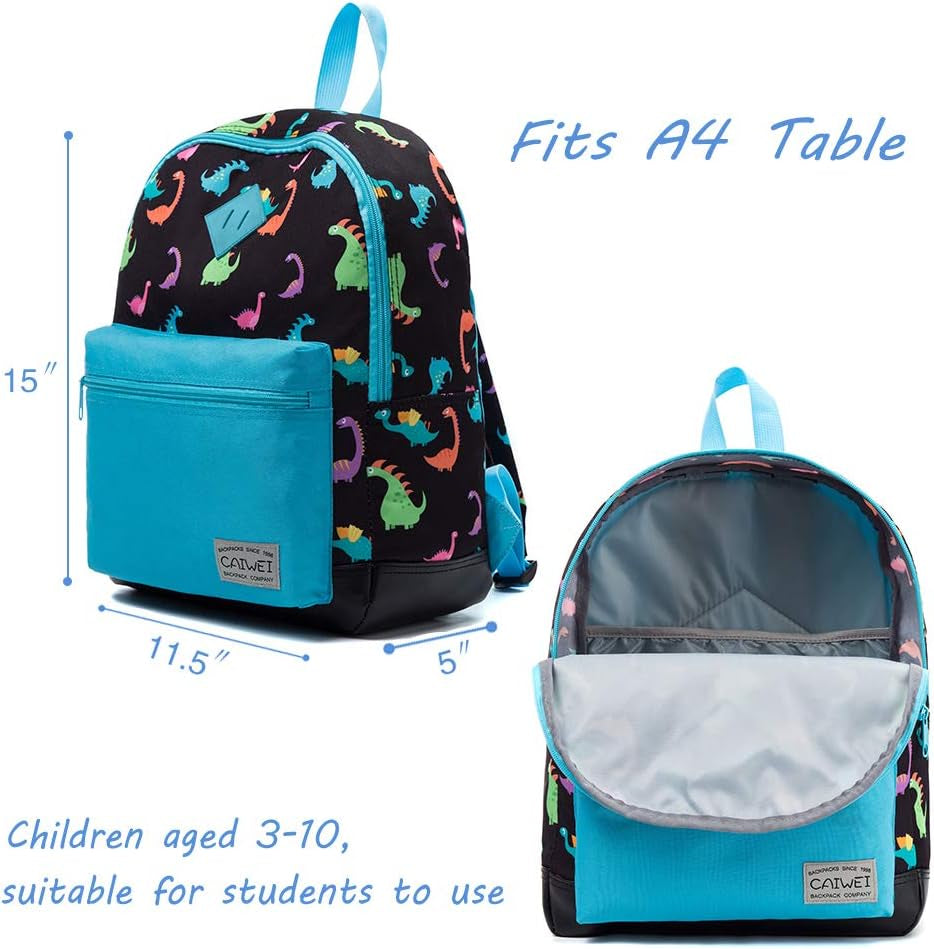 Kids Backpack,Fashion Children'S School Bags 15Inch Light Blue