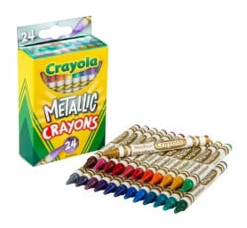 Metallic Crayons in 24 Colors