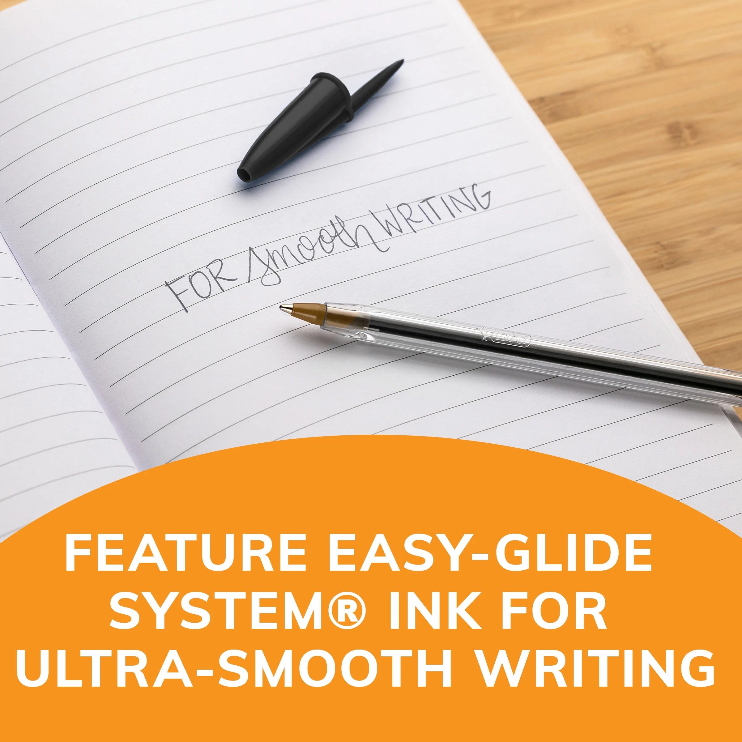 Cristal Xtra Smooth Ballpoint Pen, Medium Point, 1.0 Mm, Red Ink, 10 Count