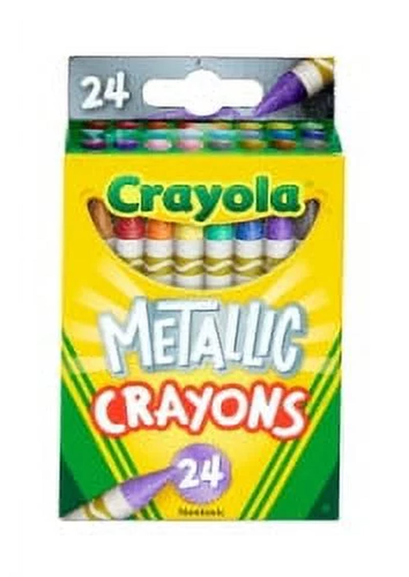 Metallic Crayons in 24 Colors