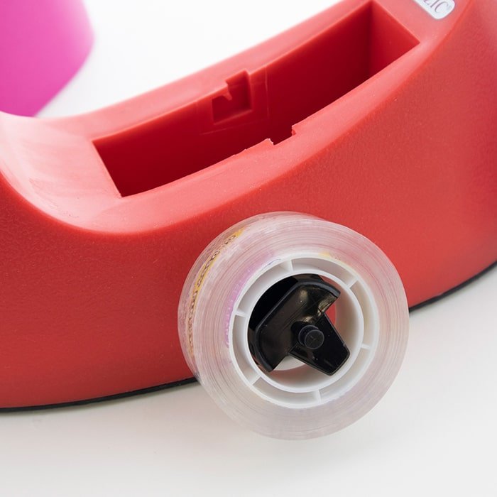 1" Core Heavy Duty Desktop Tape Dispenser w/ Tape Refill - 1Pc