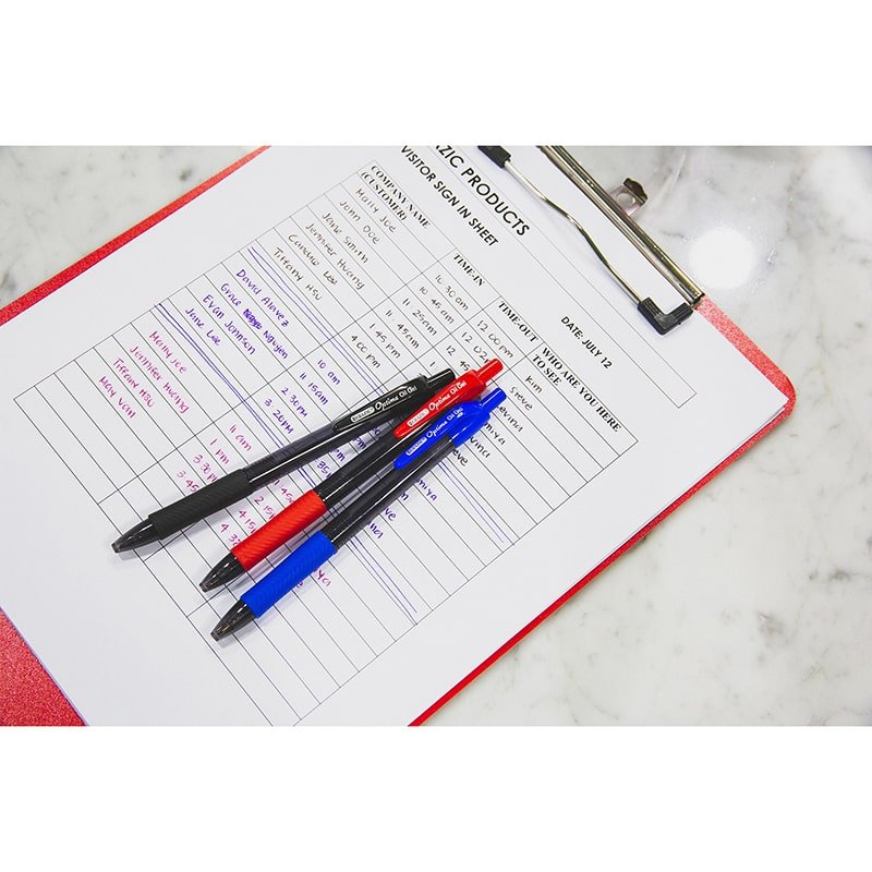 5 Color Oil-Gel Ink Retractable Pen Set