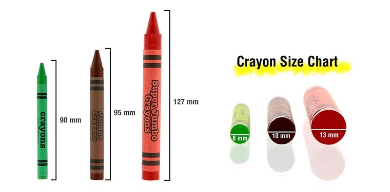 24 Color Washable Premium Crayons
